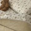 Korean multi-functional all-cotton double-sided bed cover, autumn and winter cotton quilted and cotton-padded bed cover three-piece set, AB version bed cover Specification image